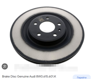 Диск тормозной задний AUDI A4/A5/S5/A6/S6/A7/A8/Q5/Q7 / PORSCHE Macan VAG 8W0 615 601 K